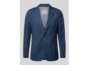 4064478770465 - Blazer Baumwolle Reverskragen für Herren blau 48