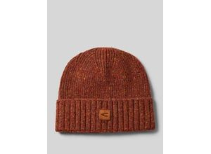 4064478894819 - Beanie aus Woll-Mix mit Label-Patch