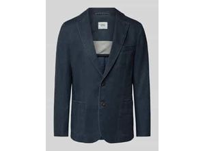 4064478974757 - Regular Fit Sakko aus Baumwoll-Leinen-Mix