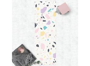 4064492023943 - Vinyl-Teppich - Detailliertes Terrazzo Muster Capri - Panorama Hoch 31 Größe HxB 90cm x 30cm