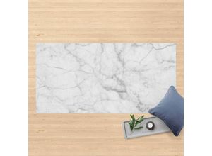 4064492060696 - Vinyl-Teppich - Bianco Carrara - Querformat 12 Größe HxB 40cm x 80cm