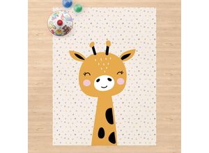 4064492244966 - Micasia - Vinyl-Teppich - Baby Giraffe - Hochformat 43 Größe HxB 100cm x 75cm