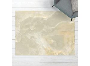 4064492279807 - Micasia - Vinyl-Teppich - Onyx Marmor Creme - Querformat 34 Größe HxB 45cm x 60cm