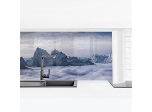 4064493142551 - Micasia - Küchenrückwand - Wolkenmeer im Himalaya Größe HxB 40cm x 140cm Material Magnetisch