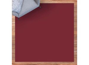 4064493860882 - Micasia - Vinyl-Teppich - Bordeaux - Quadrat 11 Größe HxB 40cm x 40cm