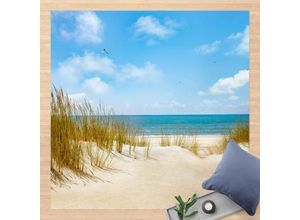 4064493919801 - Micasia - Vinyl-Teppich - Strand an der Nordsee - Quadrat 11 Größe HxB 40cm x 40cm