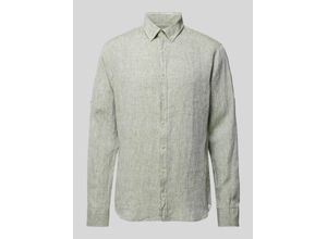 4064509926984 - Modern Fit Leinenhemd mit Button-Down-Kragen Modell Dirk