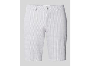 4064511173024 - Slim Fit Bermudas mit Streifenmuster Modell SILVIO