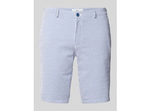 4064511173178 - Slim Fit Bermudas mit Streifenmuster Modell SILVIO