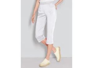 4064511421637 - Comfort Plus-Caprihose Modell Carina Capri Raphaela by Brax weiss 42