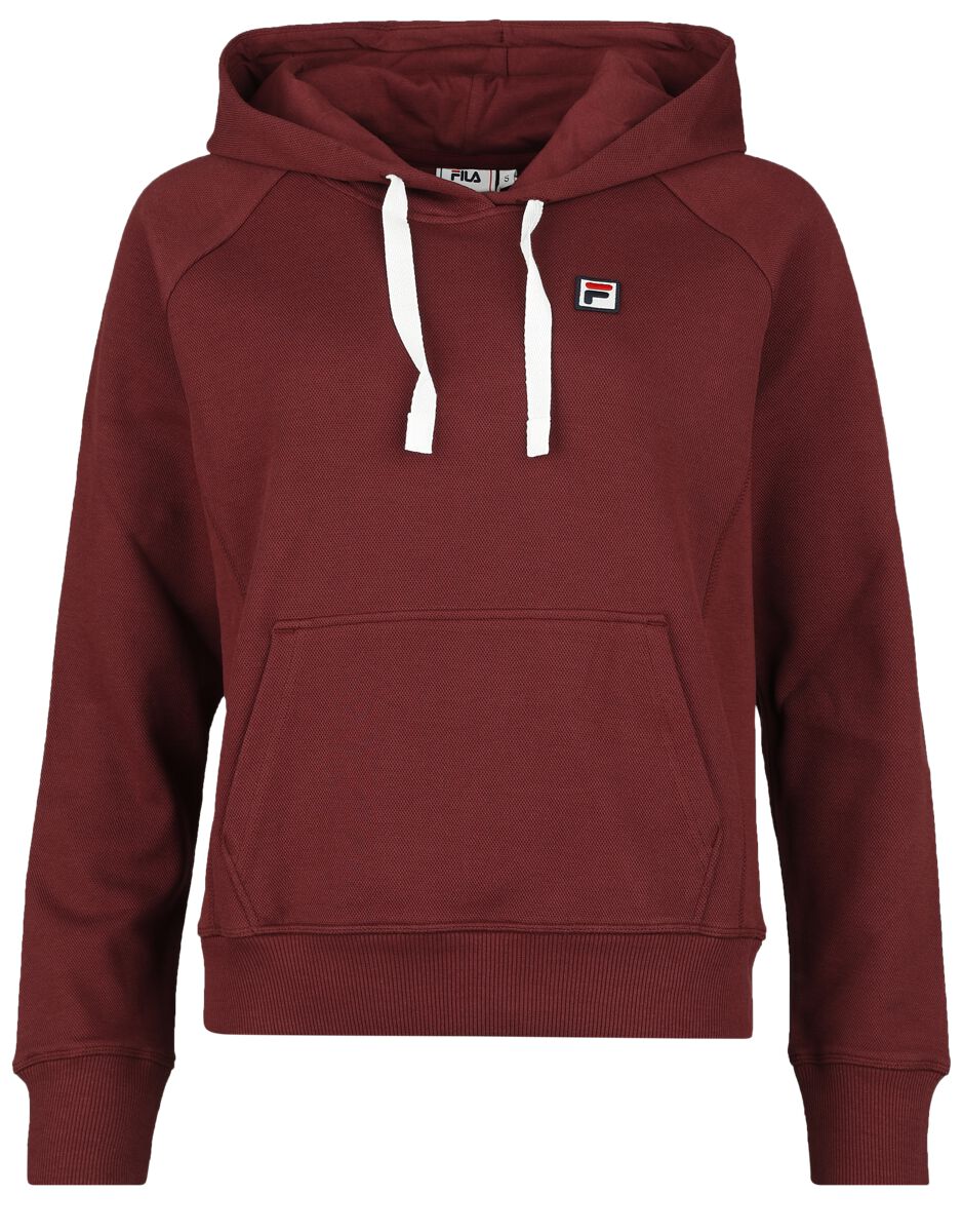 4064556522528 - BIBINJE Hoody Kapuzenpullover dunkelrot in S