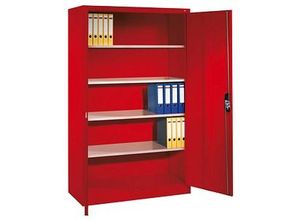 4064615208509 - CP Stahlschrank C 2000 Acurado 9480-000 S10292 feuerrot 1200 x 500 x 1950 cm aufgebaut