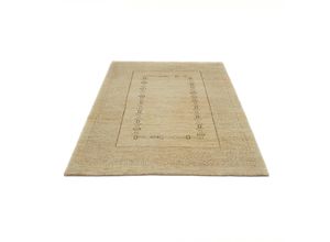 4064616022029 - Wollteppich MORGENLAND Gabbeh Teppich handgeknüpft beige Teppiche Gr B L 120 cm x 184 cm 18 mm 221 m² 1 St beige Gabbehteppich Schurwollteppiche handgeknüpft