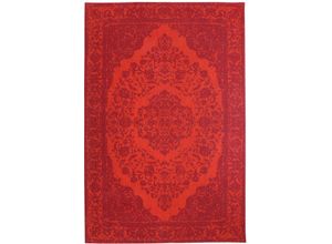 4064616047497 - Läufer MORGENLAND Vintage Teppich handgetuftet rot Teppiche Gr B L 80 cm x 300 cm 8 mm 24 m² 1 St rot Kurzflor-Läufer Vintage Design