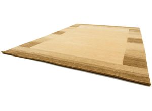 4064616047718 - Wollteppich MORGENLAND Gabbeh Teppich handgewebt beige Teppiche Gr B L 90 cm x 160 cm 8 mm 144 m² 1 St beige Gabbehteppich Schurwollteppiche Kurzflor