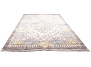 4064616062018 - Orientteppich MORGENLAND Nairobi Teppiche Gr B L 300 cm x 400 cm 8 mm 12 m² 1 St silberfarben (silber) Orientalische Muster