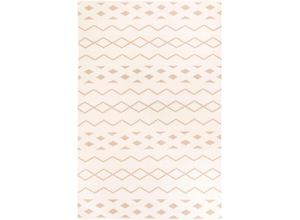 4064616074073 - Wollteppich MORGENLAND Kelim Teppich - Trendy Miami rechteckig Teppiche Gr B L 200 cm x 300 cm 7 mm 6 m² 1 St braun Schurwollteppiche Wendeteppich