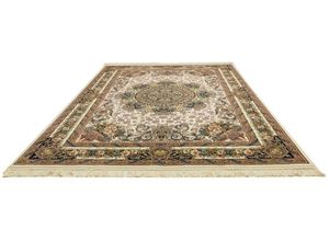 4064616163760 - Orientteppich MORGENLAND Arjen Teppiche Gr B L 100 cm x 150 cm 8 mm 15 m² 1 St beige Orientalische Muster