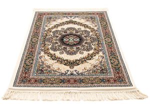 4064616164088 - Orientteppich MORGENLAND Adib Teppiche Gr B L 150 cm x 225 cm 8 mm 338 m² 1 St beige Orientalische Muster