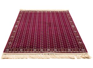 4064616164330 - Orientteppich MORGENLAND Afghan Mauri Teppiche Gr B L 100 cm x 150 cm 8 mm 15 m² 1 St rot (dunkelrot) Orientalische Muster