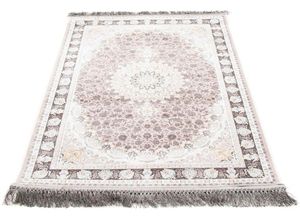 4064616166099 - Orientteppich MORGENLAND Shararaah Teppiche Gr B L 100 cm x 150 cm 7 mm 15 m² 1 St rosa Orientalische Muster