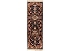 4064616229992 - Orientteppich MORGENLAND Orientteppich - Aime rechteckig Teppiche Gr B L 100 cm x 200 cm 9 mm 2 m² 1 St blau (dunkelblau) Orientalische Muster