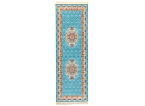 4064616230356 - Orientteppich MORGENLAND Orientteppich - Ariel läufer Teppiche Gr B L 100 cm x 300 cm 9 mm 3 m² 1 St blau Orientalische Muster