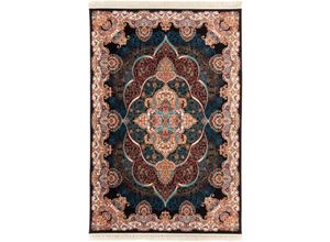 4064616230547 - Orientteppich MORGENLAND Orientteppich - Ayaan rechteckig Teppiche Gr B L 150 cm x 225 cm 9 mm 338 m² 1 St blau (dunkelblau) Orientalische Muster