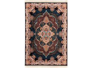 4064616230561 - Orientteppich MORGENLAND Orientteppich - Ayaan rechteckig Teppiche Gr B L 250 cm x 350 cm 9 mm 875 m² 1 St blau (dunkelblau) Orientalische Muster