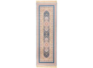 4064616230714 - Orientteppich MORGENLAND Orientteppich - Akghar läufer Teppiche Gr B L 100 cm x 200 cm 8 mm 2 m² 1 St blau (dunkelblau) Orientalische Muster