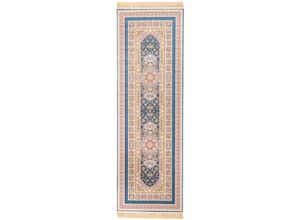 4064616230721 - Orientteppich MORGENLAND Orientteppich - Akghar läufer Teppiche Gr B L 100 cm x 300 cm 8 mm 3 m² 1 St blau (dunkelblau) Orientalische Muster