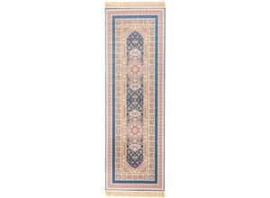 4064616230738 - Orientteppich MORGENLAND Orientteppich - Akghar läufer Teppiche Gr B L 100 cm x 400 cm 8 mm 4 m² 1 St blau (dunkelblau) Orientalische Muster