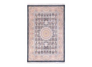 4064616230868 - Orientteppich MORGENLAND Orientteppich - Khorshid läufer Teppiche Gr B L 150 cm x 225 cm 8 mm 338 m² 1 St blau (dunkelblau) Orientalische Muster