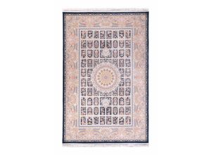 4064616230875 - Orientteppich MORGENLAND Orientteppich - Khorshid läufer Teppiche Gr B L 200 cm x 300 cm 8 mm 6 m² 1 St blau (dunkelblau) Orientalische Muster