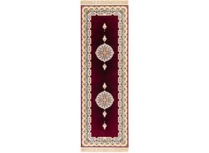 4064616231247 - Orientteppich MORGENLAND Orientteppich - Halidey rechteckig Teppiche Gr B L 100 cm x 400 cm 8 mm 4 m² 1 St rot (dunkelrot) Orientalische Muster