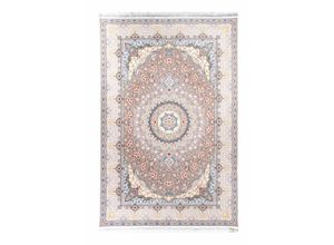 4064616231902 - Orientteppich MORGENLAND Orientteppich - Rejina läufer Teppiche Gr B L 100 cm x 150 cm 6 mm 15 m² 1 St silberfarben (silber) Orientalische Muster