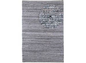 4064616232947 - Wollteppich MORGENLAND Toska - weiß Teppiche Gr B L 150 cm x 200 cm 13 mm 3 m² 1 St grau Esszimmerteppiche