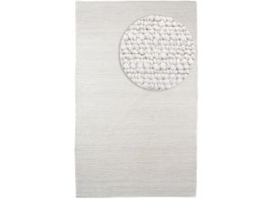 4064616232992 - Wollteppich MORGENLAND Toska - weiß Teppiche Gr B L 80 cm x 150 cm 13 mm 12 m² 1 St weiß Esszimmerteppiche