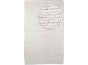 4064616233012 - Wollteppich MORGENLAND Toska - weiß Teppiche Gr B L 160 cm x 230 cm 13 mm 368 m² 1 St weiß Esszimmerteppiche