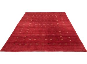 4064616271403 - Wollteppich MORGENLAND Gabbeh - Loribaft Softy 240 x 170 cm dunkelrot Teppiche Gr B L 170 cm x 240 cm 12 mm 408 m² 1 St rot (dunkelrot) Orientalische Muster Wohnzimmer Einzelstück