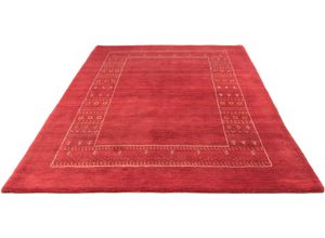 4064616271434 - Wollteppich MORGENLAND Gabbeh - Loribaft Softy 240 x 170 cm dunkelrot Teppiche Gr B L 170 cm x 240 cm 12 mm 408 m² 1 St rot (dunkelrot) Orientalische Muster Wohnzimmer Einzelstück