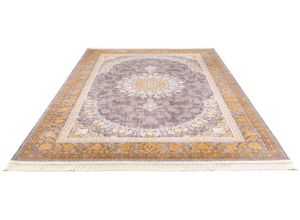 4064616318252 - Orientteppich MORGENLAND Adriano Teppiche Gr B L 100 cm x 150 cm 7 mm 1 St goldfarben (gold) Orientalische Muster Wohnzimmer Fußbodenheizung geeignet