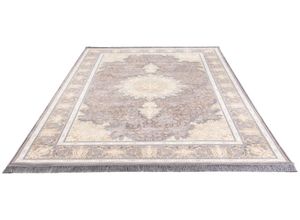 4064616318474 - Orientteppich MORGENLAND Atousa Teppiche Gr B L 200 cm x 300 cm 7 mm 1 St grau Orientalische Muster Wohnzimmer Strapazierfähig