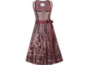 4064645284818 - MarJo Dirndl eckiger Ausschnitt für Damen rot 42