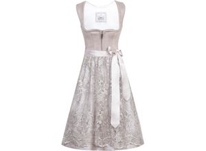 4064645385416 - MarJo Dirndl taillierter Schnitt Knielänge für Damen lila 40