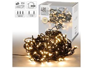 4064649120921 - Led Lichterkette für Weihnachten mit 480 LEDs 36m Warmweiß für den Innen- und Außenbereich IP44 Weihnachtsbeleuchtung Weihnachtslichterkette für