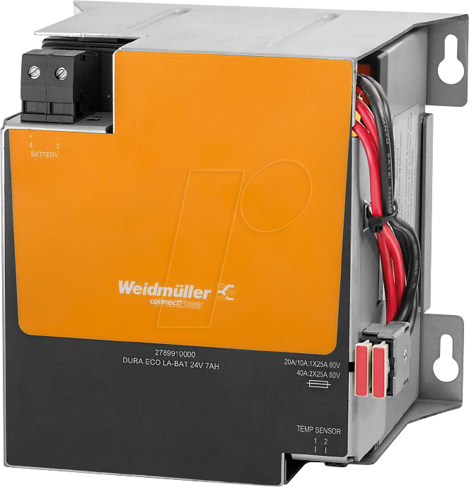 4064675068662 - Weidmüller DURA ECO LA-BAT 24V 7AH Stromversorgungen 2789910000 4064675068662 - Weidmüller DURA ECO LA-BAT 24V 7AH Stromversorgungen 2789910000