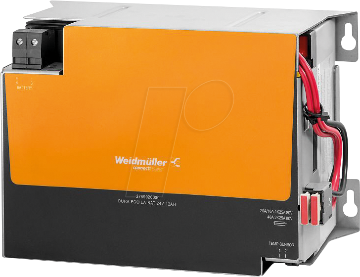 4064675068679 - Weidmüller DURA ECO LA-BAT 24V 12AH Stromversorgungen 2789920000