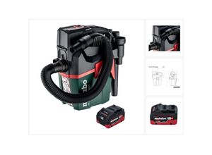 4064677043452 - As 18 l pc Compact Akku Sauger 18 v 6 l IPX4 Staubklasse l Nass und Trocken + 1x Akku 55 Ah - ohne Ladegerät - Metabo