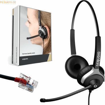 4064693000088 - Headset 2-Ohr kompatibel für Yealink Snom Avaya Grandstream Te